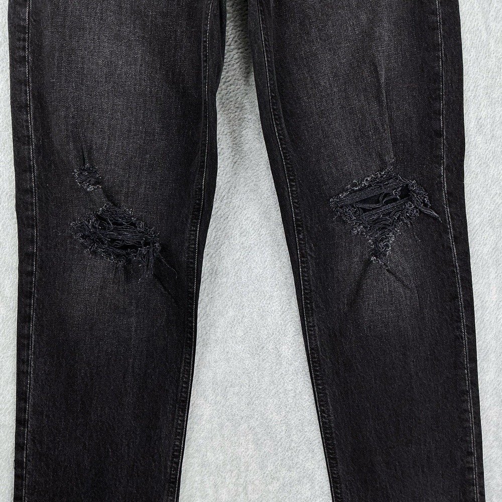 GAP Jeans Women 2/26 (ACTUAL 26x26.5) Black Cheeky Straight High Rise NWT - Picture 4 of 16